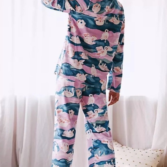 Anthropologie Olivia Wendell Swan Flannel Sleep Pants  XXS - Picture 3 of 5